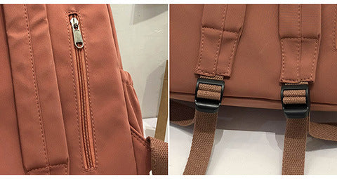 Cross-Border Schoolbags for Girls, Junior High School Students and High School Students Backpacks 2024 New College Students Men's Large-Capacity Travel Backpacks