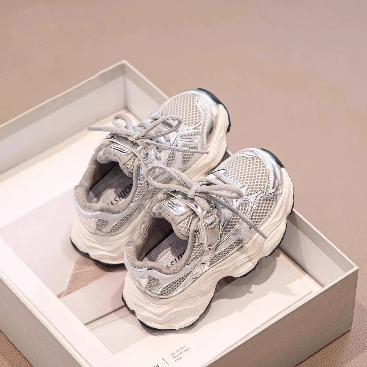Girls' Shoes 2026 New Spring and Autumn Models Boys' Sneakers Spring and Summer Children's Dad Shoes Baby Mesh Shoes Toddler Shoes