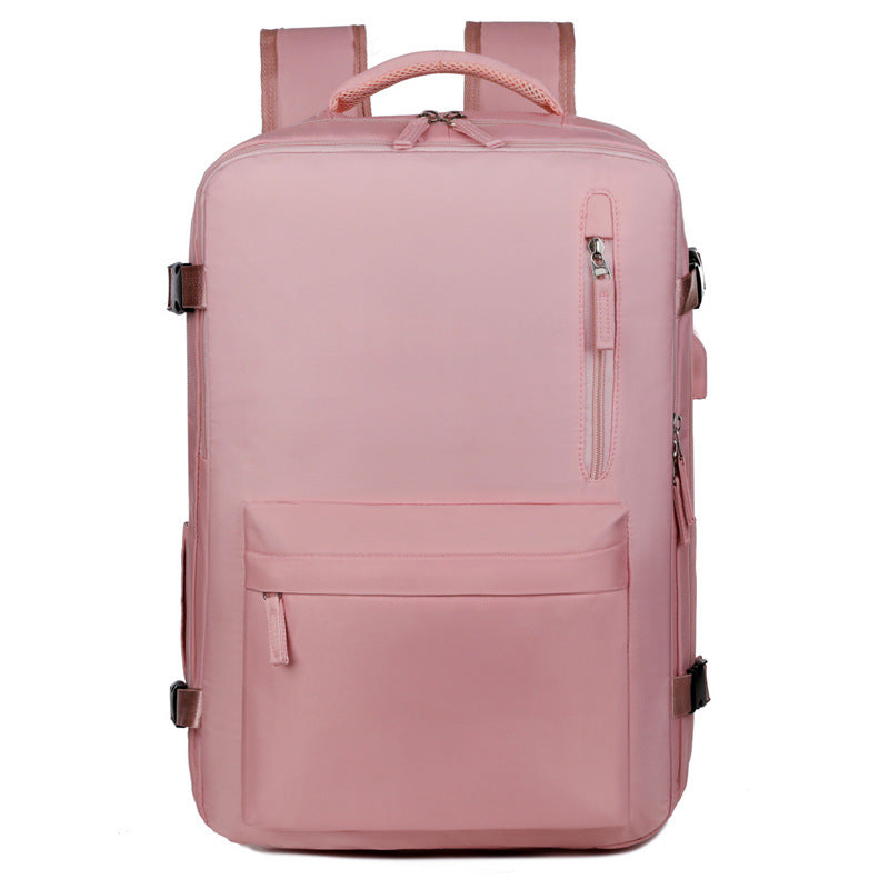 Cross-Border Simple Large-Capacity Business Commuter Backpack High-End Backpack Men's Travel Bag Multi-Functional Computer