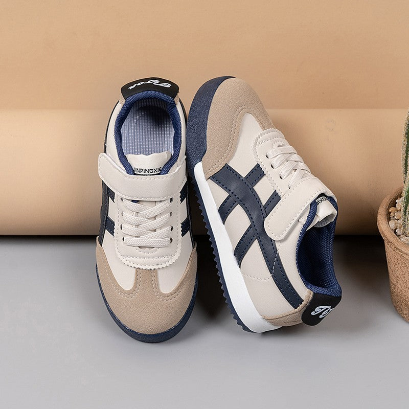 Boys' Soft-Soled Forrest Gump Shoes, Children's Campus Running Shoes, Non-Slip, Wear-Resistant Sports Shoes, Spring and Autumn Hiking Functional Shoes for Young Children