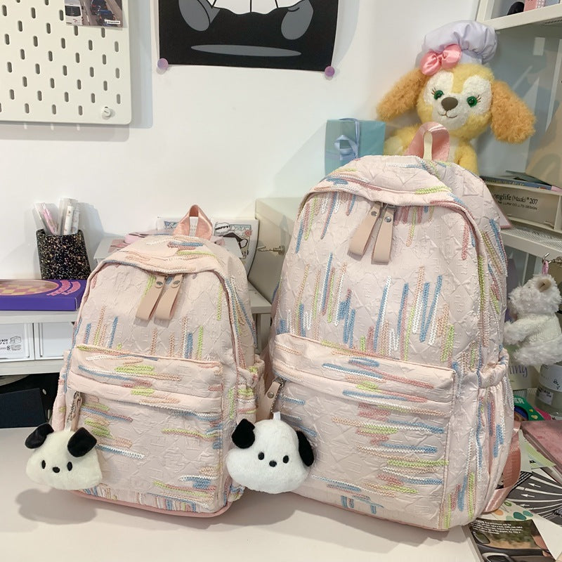 Student Schoolbag Large small size Large Capacity Nylon Breathable All-match College Student Backpack Fashion Stylish Women's Backpack