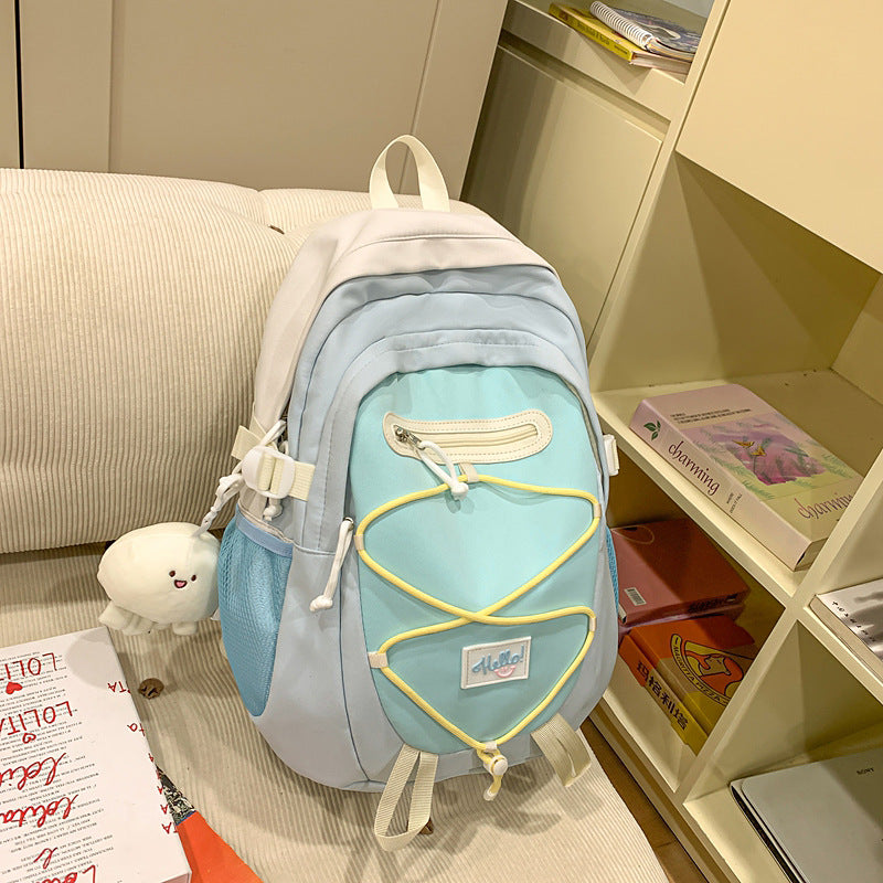 Cross-border Japanese Schoolbag Female College Students Large Capacity Senior high school Junior High School Students Travel Backpack Female Ins Trendy Cool Backpack