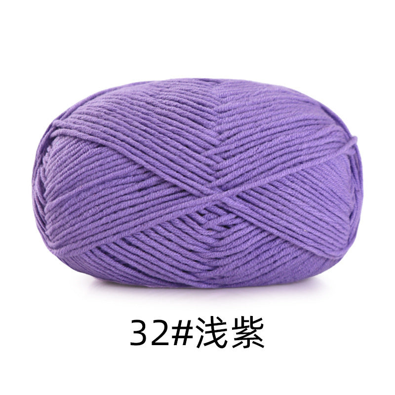 5 strands of combed cotton milk cotton wool ball acridine puppet excellent factory wholesale hand-woven crochet doll diy material