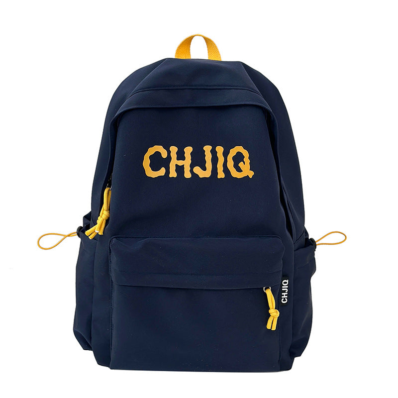 New Fashion Casual Backpack Men's and Women's Large Capacity Outdoor Lightweight Junior Senior high school Student School Bag Backpack