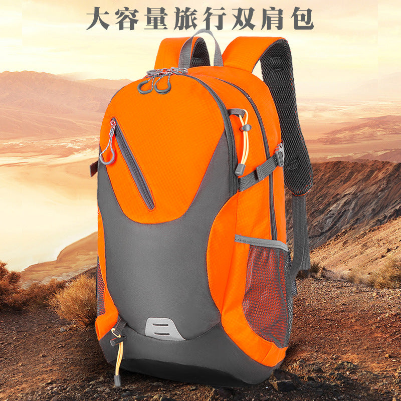 Cross-Border Outdoor Backpack, Hiking Sports Mountaineering Bag, Cycling Backpack, Large-Capacity School Bag, Men's and Women's Casual Travel Bag