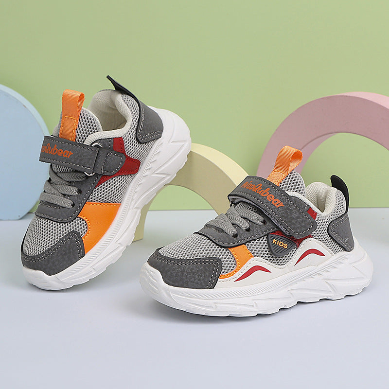 Children's Sports Shoes, Boys' Shoes, Mesh Breathable Kidsren's Functional Shoes, Lightweight Non-Slip Baby Shoes, Girls' Running Shoes