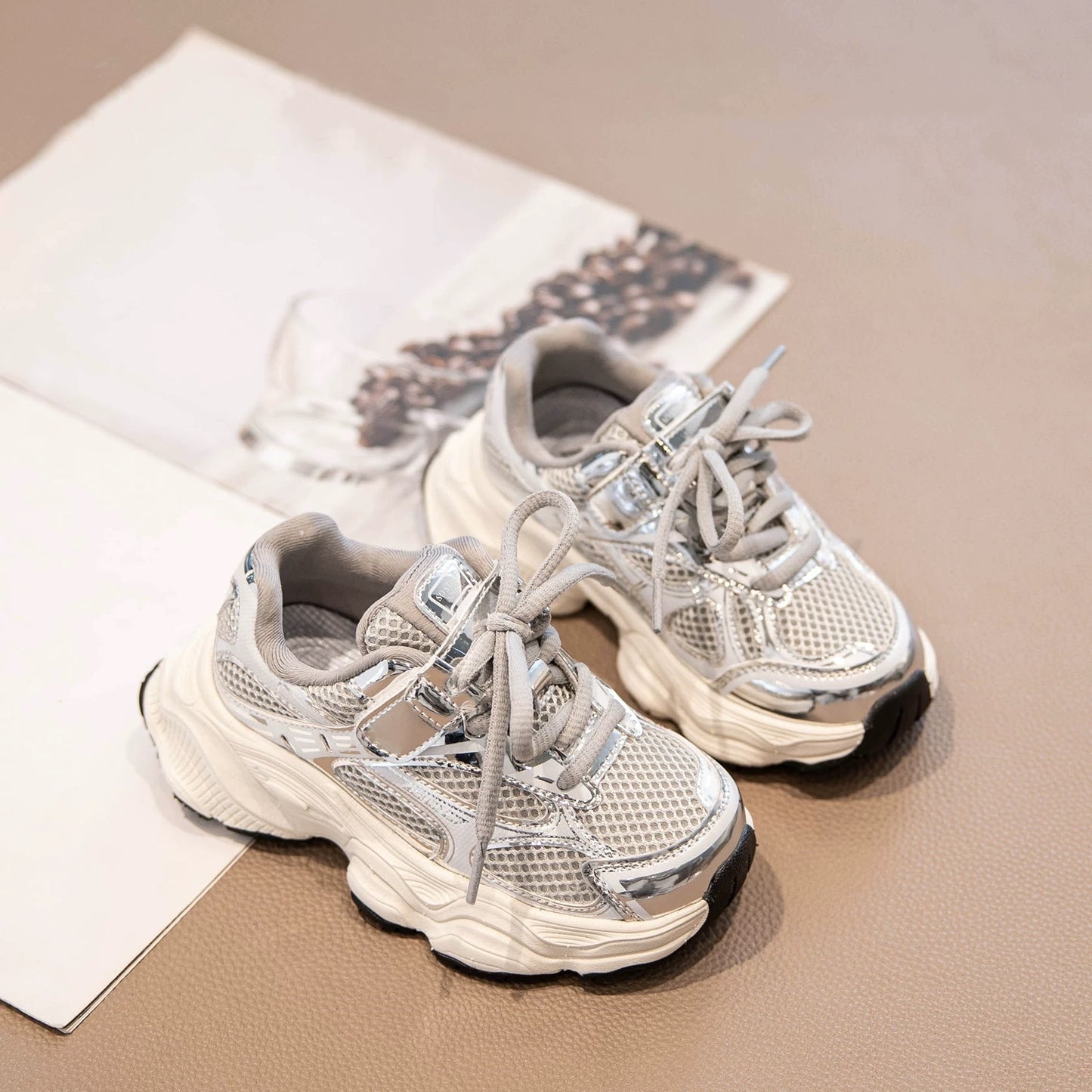 Girls' Shoes 2026 New Spring and Autumn Models Boys' Sneakers Spring and Summer Children's Dad Shoes Baby Mesh Shoes Toddler Shoes