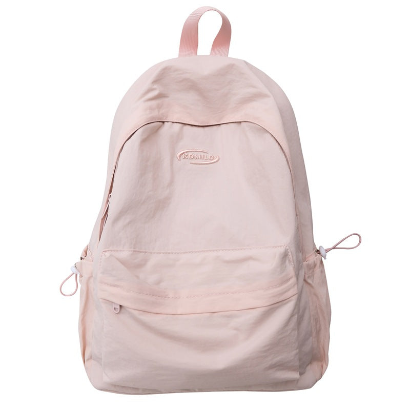Versatile Backpack for Female College Students, Junior High School Students, and High School Students, Large Capacity Nylon Backpack, Lightweight