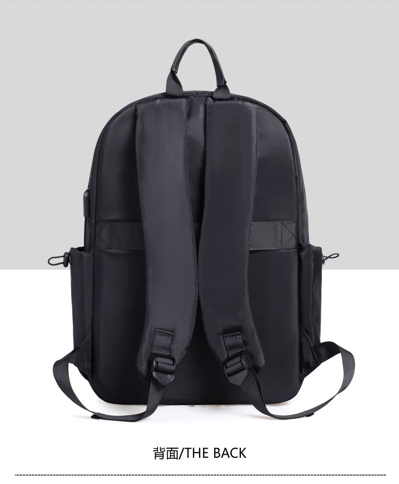 Printable Logo Backpack, Junior High School Student, High School Student, School Bag, Large Capacity Travel Bag, Casual Computer Backpack