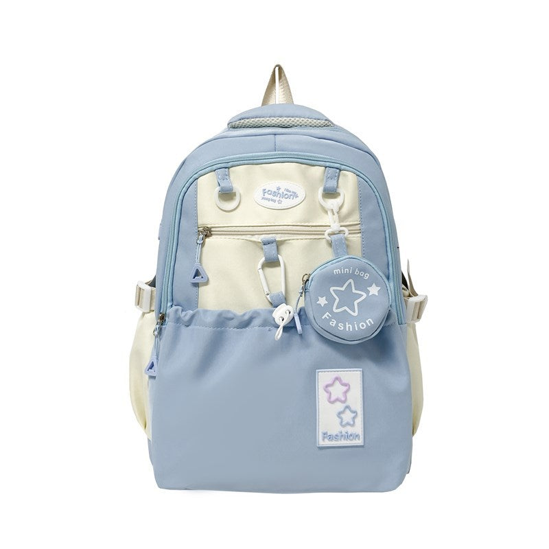 2026 New Japanese-Style High-Value Backpack Korean Version Large Capacity Versatile Girl Backpack High School College Student Backpack