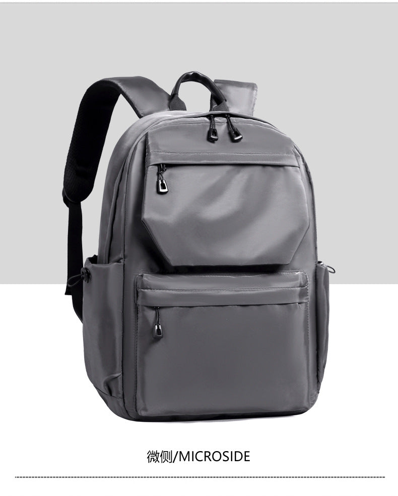 Printable Logo Backpack, Junior High School Student, High School Student, School Bag, Large Capacity Travel Bag, Casual Computer Backpack
