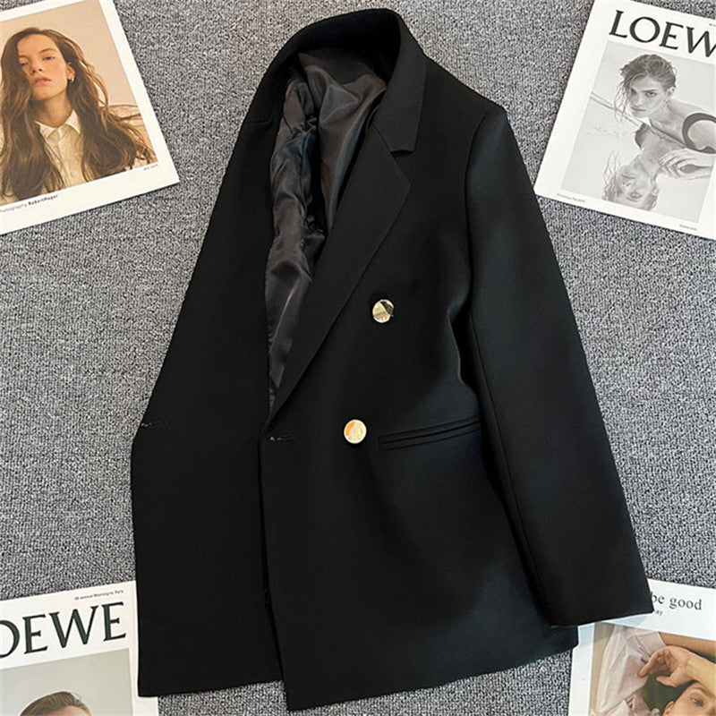 Orange Suit Jacket Women's 2025 Spring and Autumn New Korean High-end Temperament Popular Suit 22 Colors