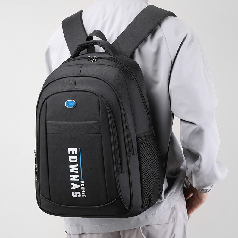 Foreign trade business backpack Oxford cloth men's and women's new computer backpack outdoor junior high school student travel schoolbag