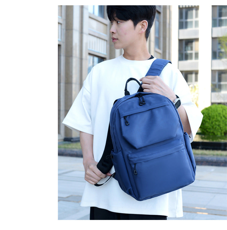 Printable Logo Backpack, Junior High School Student, High School Student, School Bag, Large Capacity Travel Bag, Casual Computer Backpack