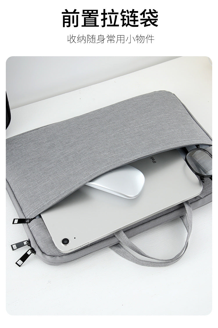 Source Factory Laptop Bag 14inch 15inch Computer Bag Portable Laptop Bag Lightweight Business Briefcase