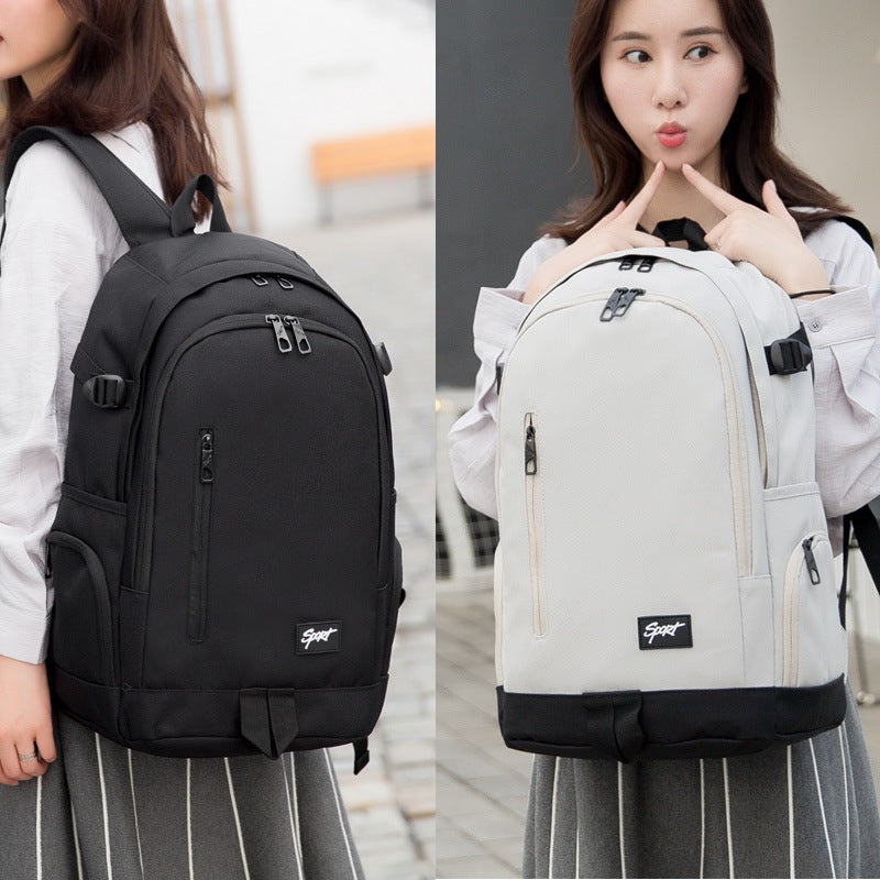 Backpack Female Middle School Student Schoolbag Male Travel Travel Junior High School Student Schoolbag High School Student College Student Backpack Leisure Bag