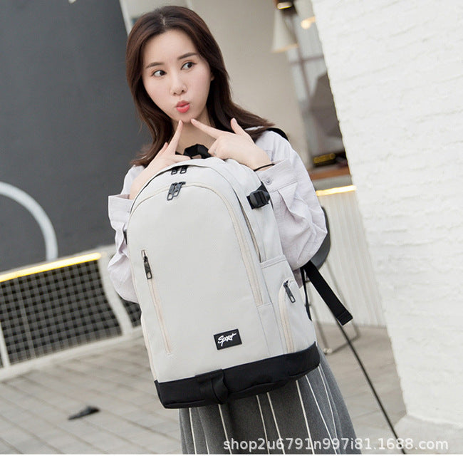 Backpack Female Middle School Student Schoolbag Male Travel Travel Junior High School Student Schoolbag High School Student College Student Backpack Leisure Bag