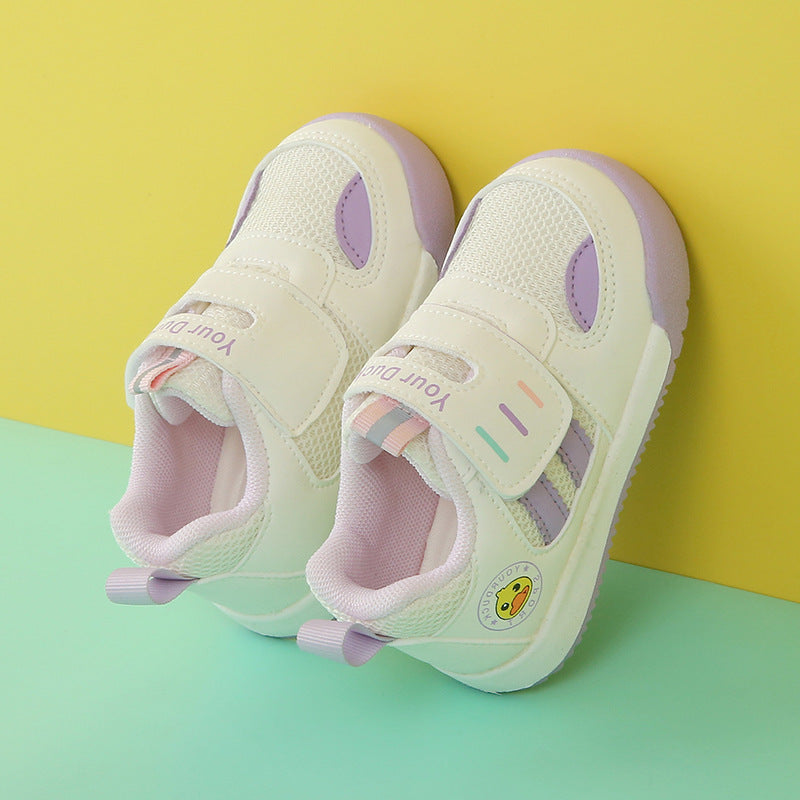 Functional Shoes, Spring and Autumn Models, Non-Slip, Wear-Resistant, Casual Boys' Mesh Shoes, Breathable Children's Sports Shoes for Small and Medium-Sized Children, Comfortable and Versatile