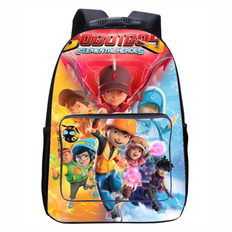 Boboiboy Primary and Secondary School Students' Schoolbags DIY Customized Boys and Girls Backpacks for Kidsren