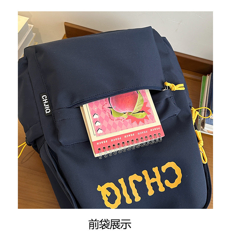 New Fashion Casual Backpack Men's and Women's Large Capacity Outdoor Lightweight Junior Senior high school Student School Bag Backpack