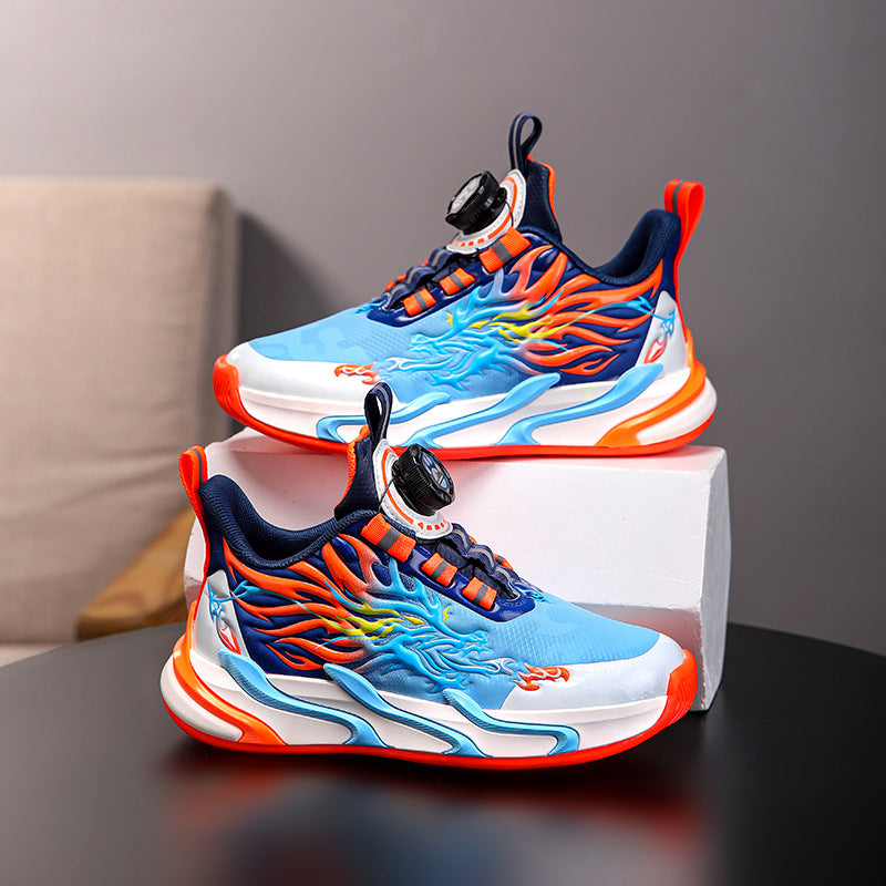 Children's Shoes Boys Shoes 2024 New Autumn and Winter Shoes Waterproof Leather Boys' sneaker Casual Running Shoes for Primary School Students