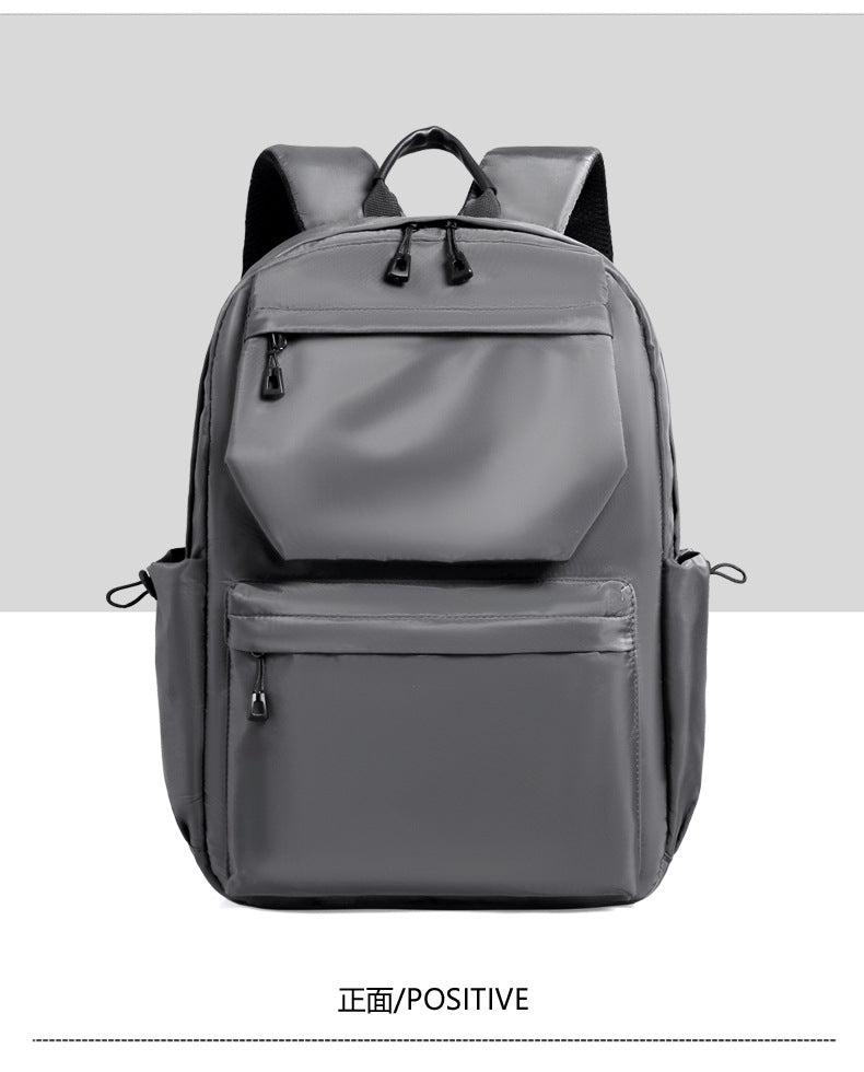 Printable Logo Backpack, Junior High School Student, High School Student, School Bag, Large Capacity Travel Bag, Casual Computer Backpack