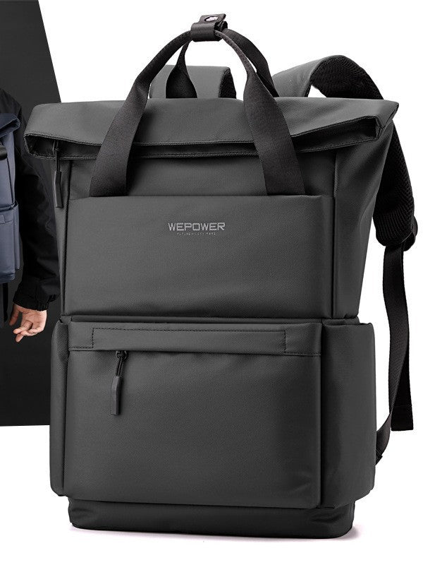 2025 New College Student Large-Capacity Backpack Short-Distance Travel Backpack Computer Bag Lightweight Casual School Bag Men's Model