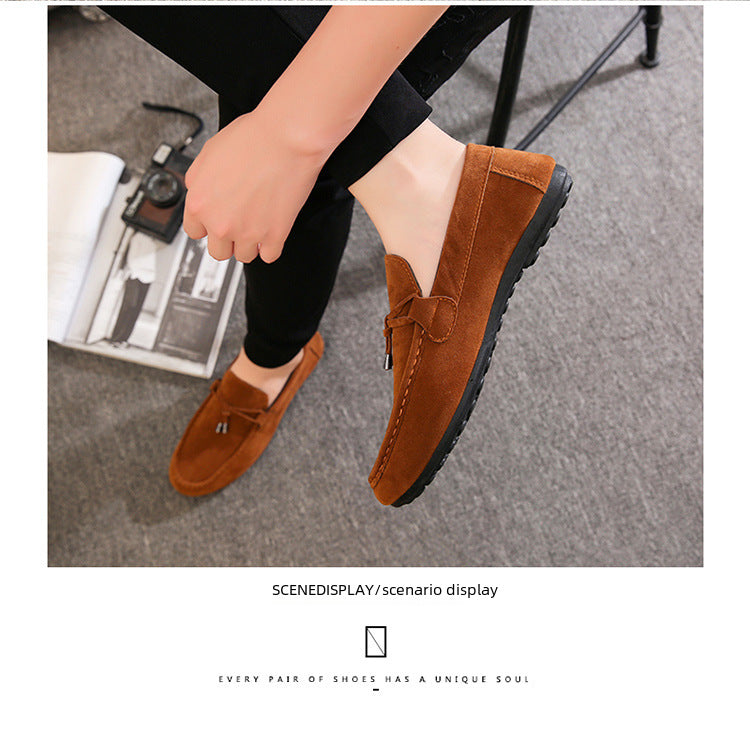 Men's loafers men's casual shoes, Korean style trendy cloth shoes, loafers, 2020 New