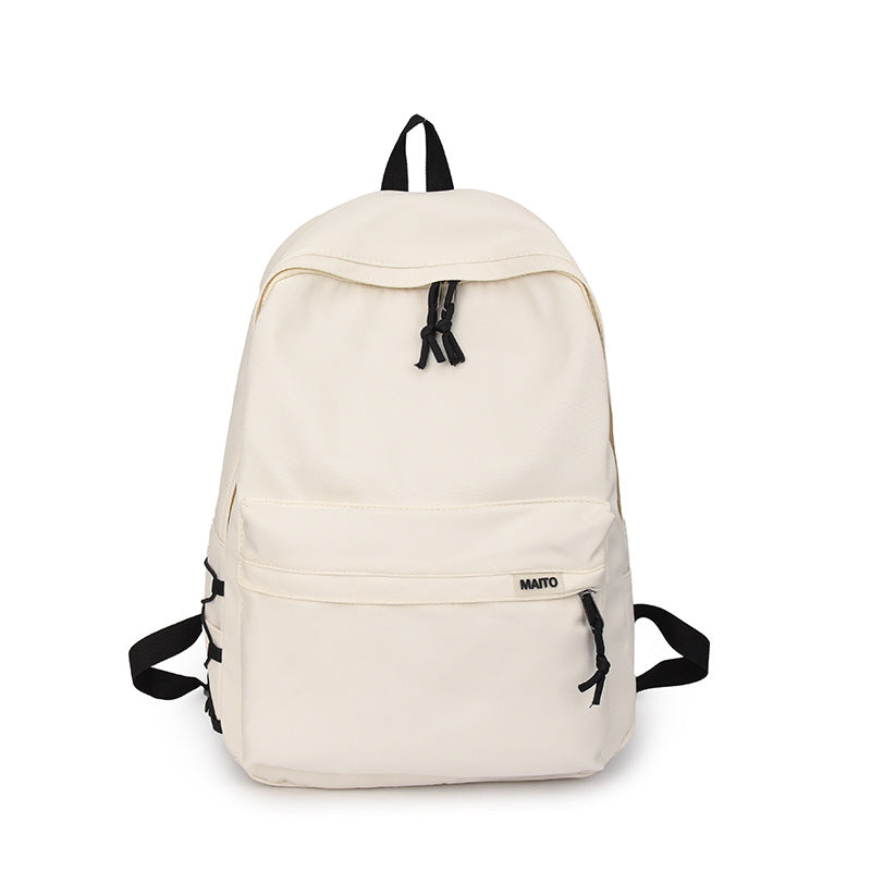 Backpack Men's Simple Large Capacity Travel Backpack Women's Casual Japanese Junior High School Students Senior high school College Students Schoolbag for Men