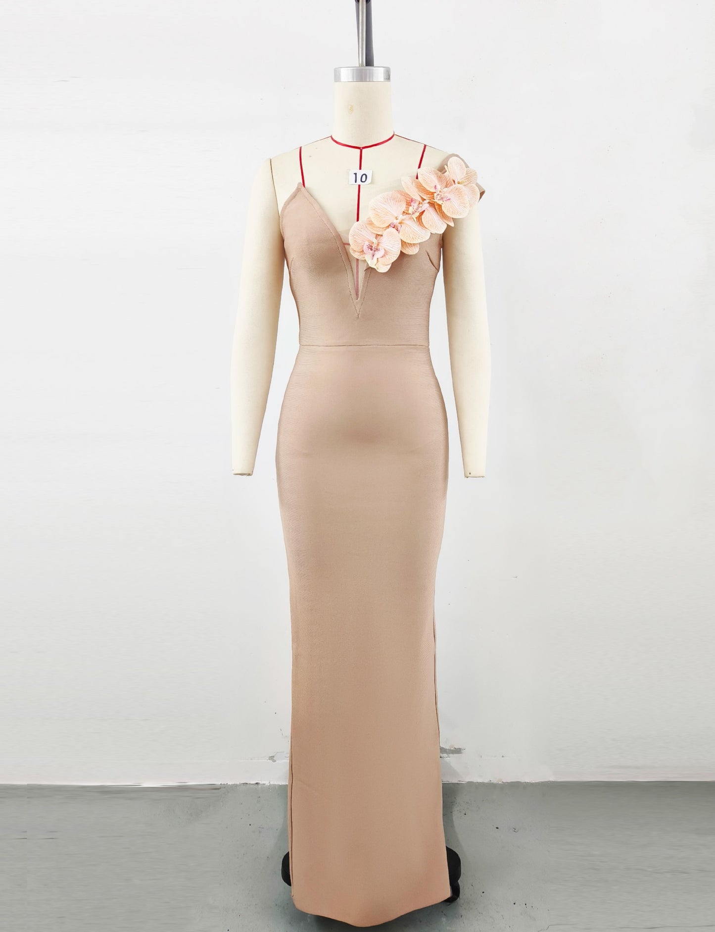 Evening Dress BandageDress Elegant Flower Shoulder dress Banquet Party Party Bandage Dress