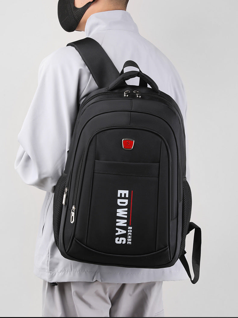 Foreign trade business backpack Oxford cloth men's and women's new computer backpack outdoor junior high school student travel schoolbag