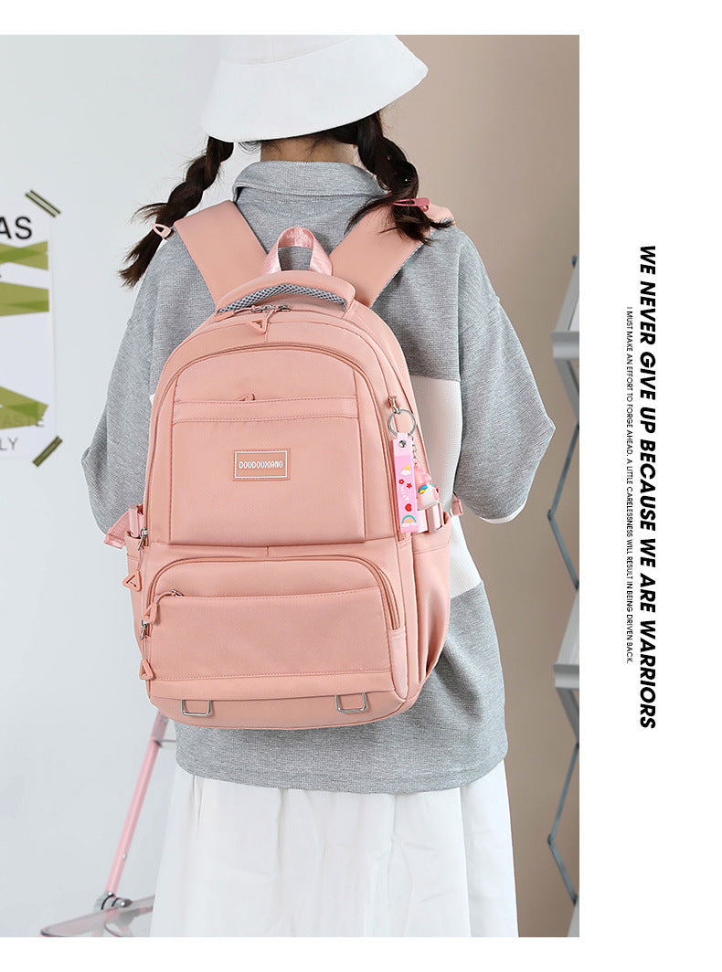 Large-Capacity Student Schoolbag, Junior High School Student Backpack, Short-Distance Travel Multi-Functional Backpack, Mlb Backpack
