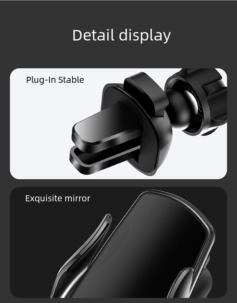 Magic clip M123 car wireless charger mobile phone bracket automatic induction electric clamping navigation bracket car bracket