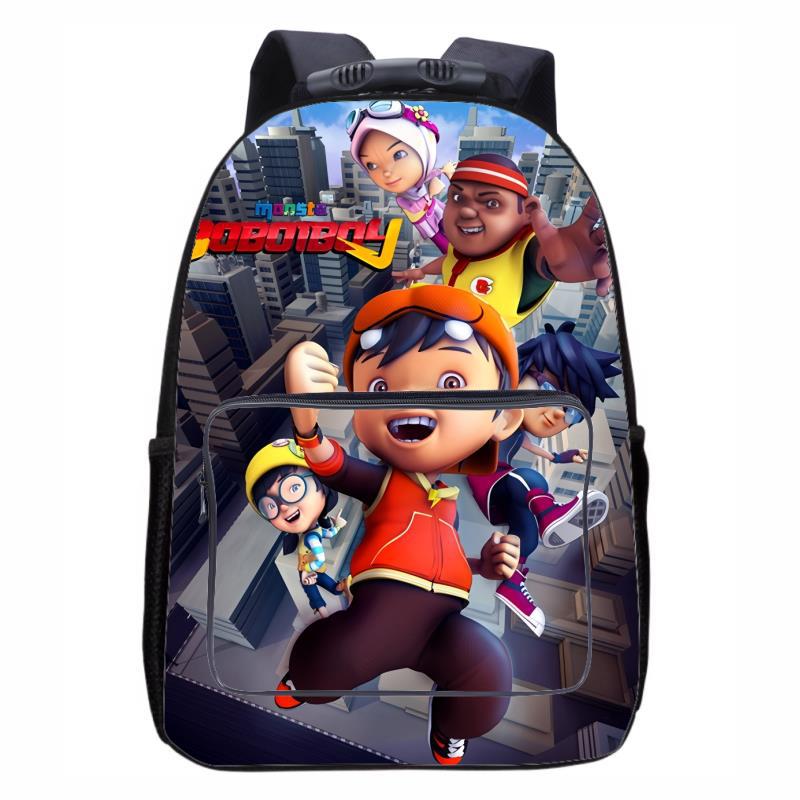 Boboiboy Primary and Secondary School Students' Schoolbags DIY Customized Boys and Girls Backpacks for Kidsren