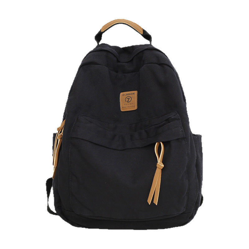 Schoolbags for Men and Women, Backpacks for Middle and High School Students, Travel Lightweight Backpacks, Large-Capacity Casual Canvas Travel Bags