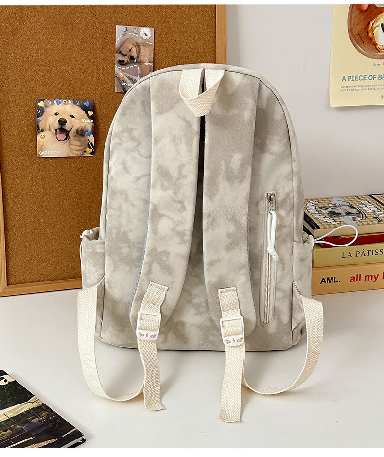 New Retro Backpack Men's Mountaineering Bag Backpack Junior High School Student Travel Bag Personalized High School Student College Student Bag Female