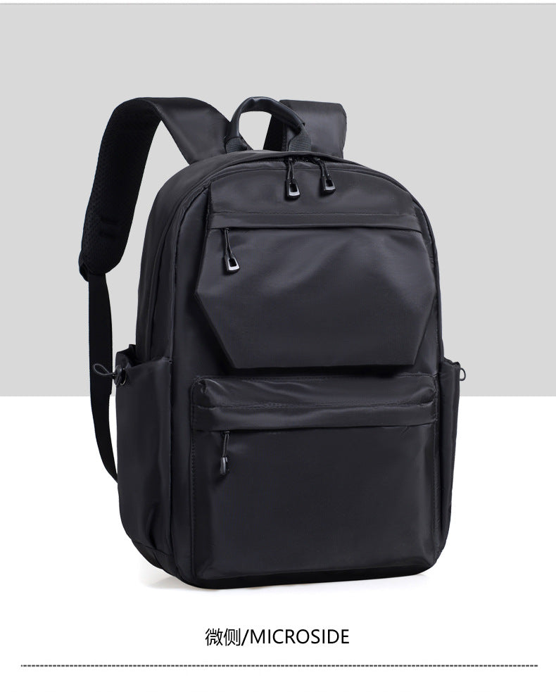 Printable Logo Backpack, Junior High School Student, High School Student, School Bag, Large Capacity Travel Bag, Casual Computer Backpack