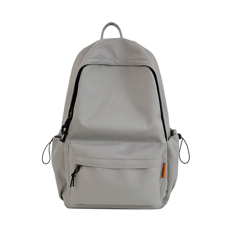 Ins Large Capacity Simple Solid Color Backpack Junior High School High School Backpack Japanese Female College Student Schoolbag