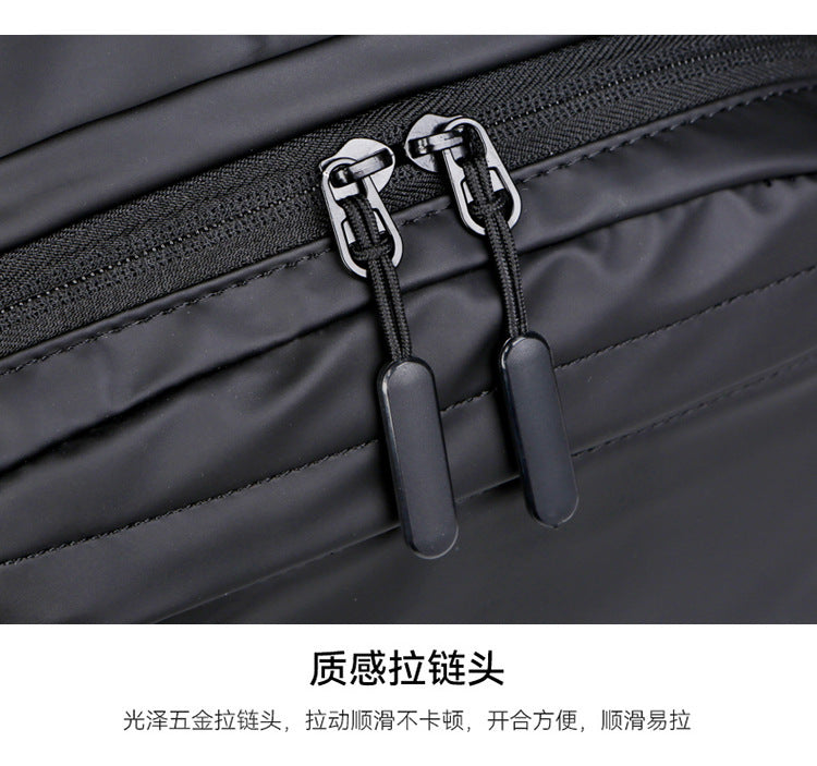 Large Capacity Schoolbag Junior High School Business Backpack Men's Advanced Sense Computer Bag Simple Lightweight New Cross-border Backpack