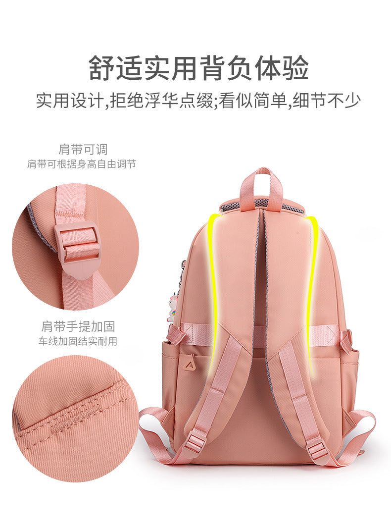 Large-Capacity Student Schoolbag, Junior High School Student Backpack, Short-Distance Travel Multi-Functional Backpack, Mlb Backpack