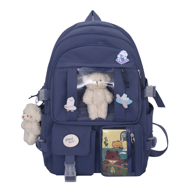 Japanese-Style Ins Anime Convention Large-Capacity Casual Girl Backpack Student School Bag