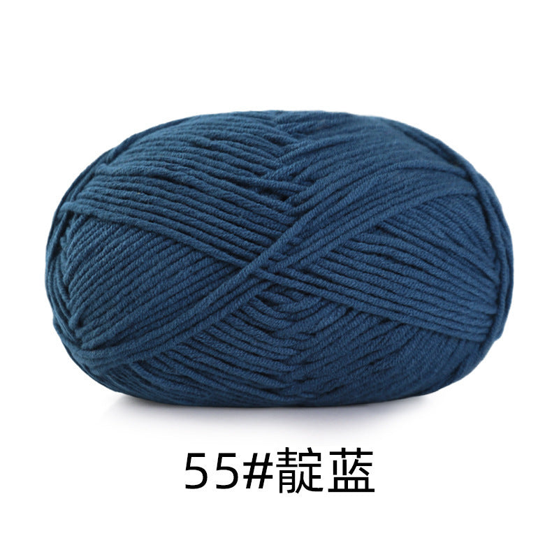 5 strands of combed cotton milk cotton wool ball acridine puppet excellent factory wholesale hand-woven crochet doll diy material