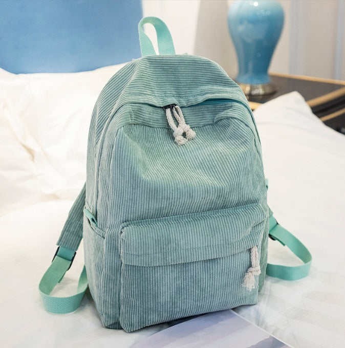 Etsy Cross-Border Hot Selling Personalized Name Logo Can Be Programmed with Letters Velvet Large Capacity Backpack Rope Embroidered School Bag