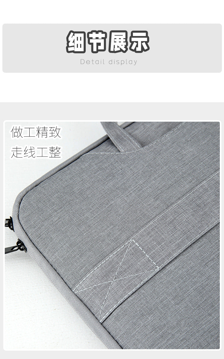 Source Factory Laptop Bag 14inch 15inch Computer Bag Portable Laptop Bag Lightweight Business Briefcase