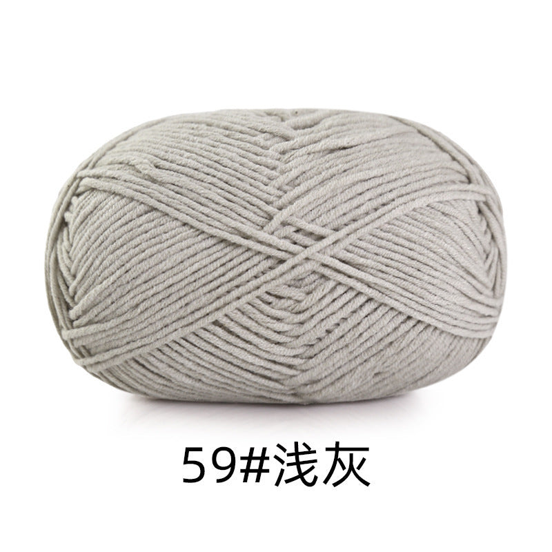 5 strands of combed cotton milk cotton wool ball acridine puppet excellent factory wholesale hand-woven crochet doll diy material