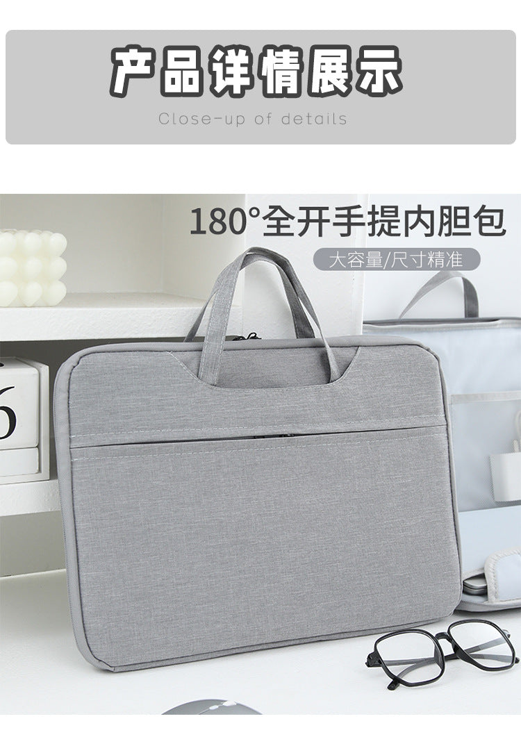 Source Factory Laptop Bag 14inch 15inch Computer Bag Portable Laptop Bag Lightweight Business Briefcase
