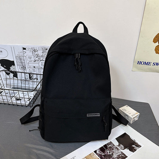 Backpack Men's Simple Large Capacity Travel Backpack Women's Casual Japanese Junior High School Students Senior high school College Students Schoolbag for Men