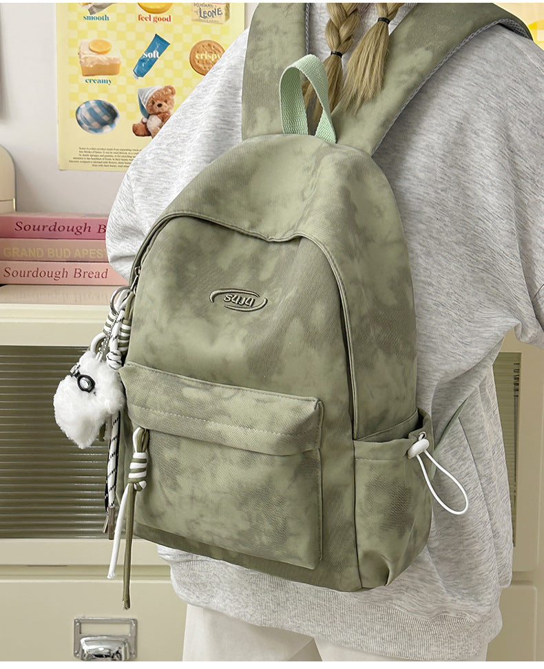 New Retro Backpack Men's Mountaineering Bag Backpack Junior High School Student Travel Bag Personalized High School Student College Student Bag Female