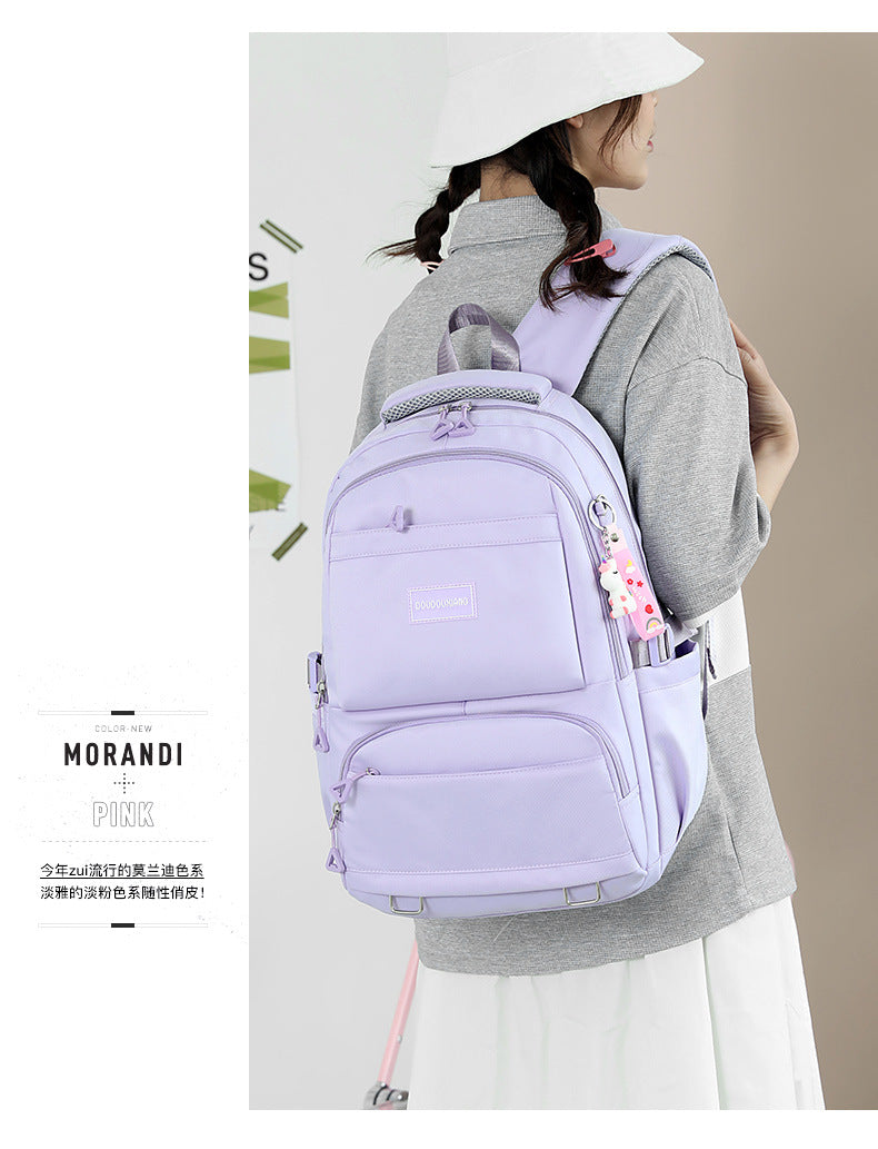 Large-Capacity Student Schoolbag, Junior High School Student Backpack, Short-Distance Travel Multi-Functional Backpack, Mlb Backpack