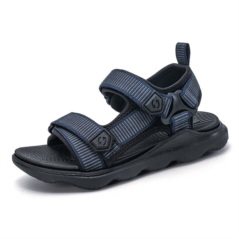 Jinjiang Children's Shoes Children's Sandals Summer New Boys' Soft-Soled Beach Shoes for Middle and Large Children Outdoor Sports Sandals